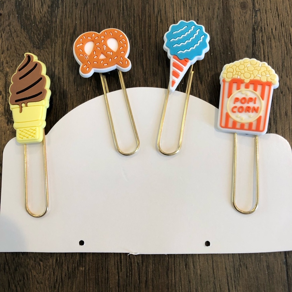 Fun Snack-themed Paper Clip set